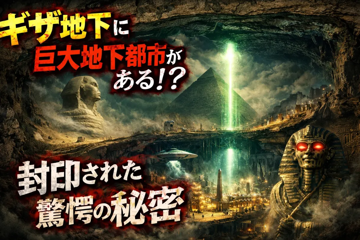 ギザ地下の封印都市とホール・オブ・レコード再考──2025年の画像が呼び覚ます伝説