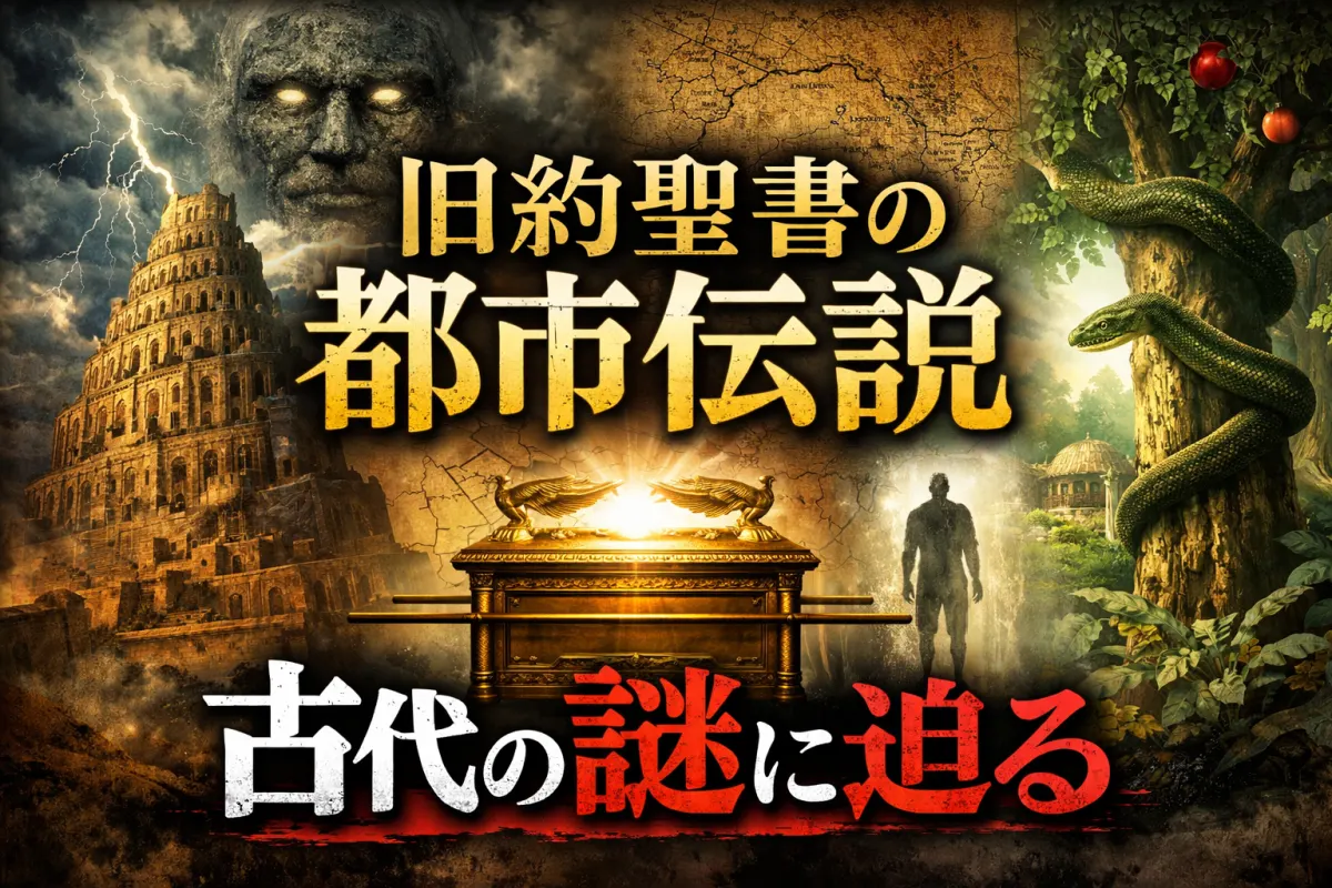 旧約聖書を総まとめ｜神・巨人・方舟・契約の箱・バベルの塔まで徹底解説